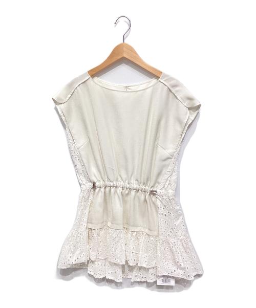 Apuweiser-riche（アプワイザーリッシェ）Apuweiser-riche (アプワイザーリッシェ) ブラウス アイボリー サイズ:M 未使用品の古着・服飾アイテム