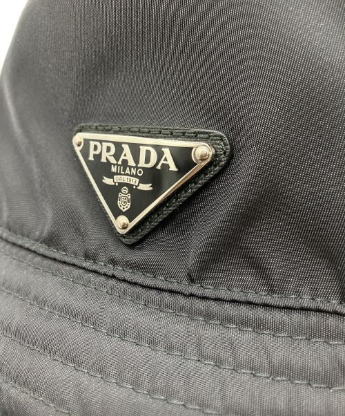 PRADA（プラダ）PRADA (プラダ) ナイロン バケットハット ブラック サイズ:Sの古着・服飾アイテム