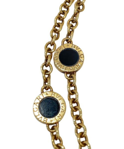 BVLGARI（ブルガリ）BVLGARI (ブルガリ) 6Pオニキスロングネックレスの古着・服飾アイテム