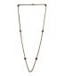 BVLGARI (ブルガリ) 6Pオニキスロングネックレス：450000円