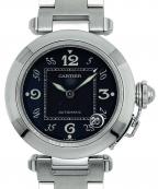 Cartierカルティエ）の古着「パシャC Ref.2324」｜ブラック文字盤