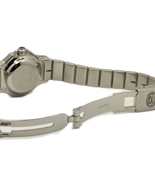 Cartier（カルティエ）Cartier (カルティエ) サントス オクタゴン SM 白文字盤 サイズ:SMの古着・服飾アイテム