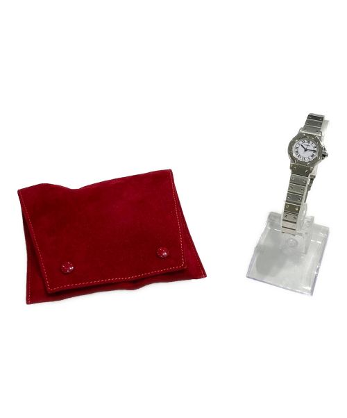 Cartier（カルティエ）Cartier (カルティエ) サントス オクタゴン SM 白文字盤 サイズ:SMの古着・服飾アイテム
