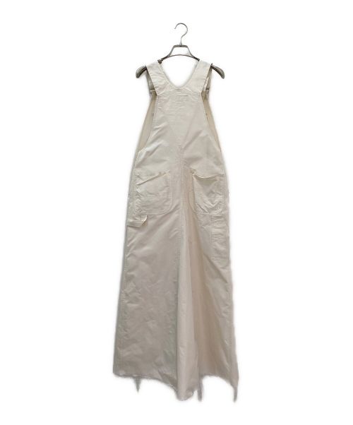 MADISON BLUE（マディソンブルー）MADISON BLUE (マディソンブルー) JUMPER SKIRT MAXI PE TWILL ホワイト サイズ:00の古着・服飾アイテム