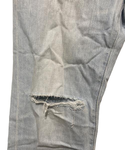 RED CARD（レッドカード）RED CARD (レッドカード) ダメージデニムパンツ インディゴ サイズ:SIZE W25の古着・服飾アイテム
