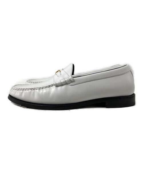 CELINE（セリーヌ）CELINE (セリーヌ) ビットローファー ホワイト サイズ:43の古着・服飾アイテム