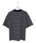CELINE (セリーヌ) ボーダー半袖ニット ネイビー サイズ:S：47000円