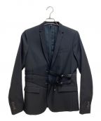 DIOR HOMMEディオール オム）の古着「ベルトテーラードジャケット」｜ブラック