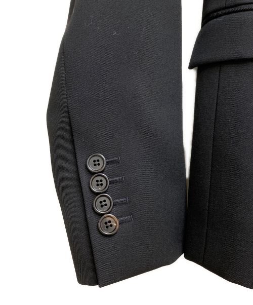 DIOR HOMME（ディオール オム）DIOR HOMME (ディオール オム) ベルトテーラードジャケット ブラック サイズ:44の古着・服飾アイテム