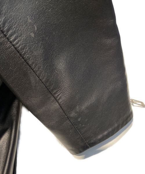 DIOR HOMME（ディオール オム）DIOR HOMME (ディオール オム) 11AW ラムレザーライダースジャケット ブラック サイズ:44の古着・服飾アイテム