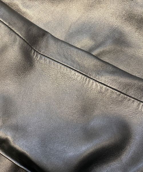 DIOR HOMME（ディオール オム）DIOR HOMME (ディオール オム) 11AW ラムレザーライダースジャケット ブラック サイズ:44の古着・服飾アイテム
