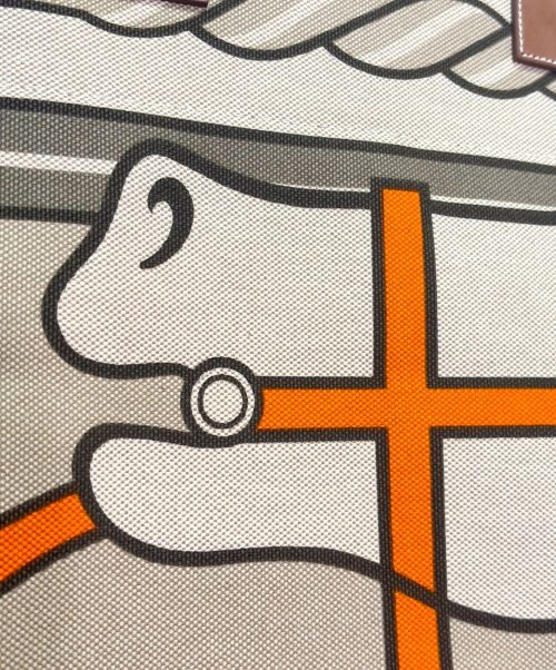 HERMES（エルメス）HERMES (エルメス) スティープル トワルアッシュ オース ベージュの古着・服飾アイテム