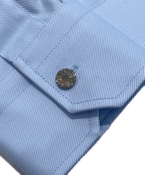 HERMES（エルメス）HERMES (エルメス) オックスフォード シャツ スカイブルー サイズ:- 未使用品の古着・服飾アイテム