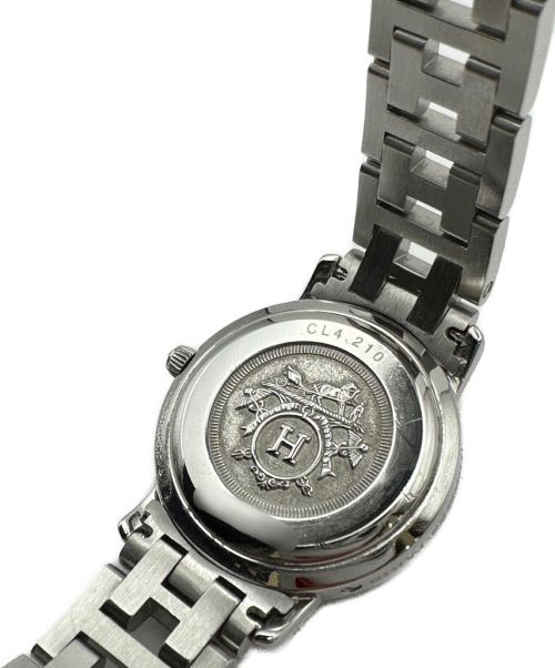 HERMES（エルメス）HERMES (エルメス) クリッパー ベージュ文字盤の古着・服飾アイテム