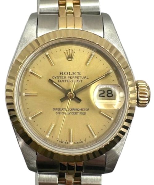 ROLEX（ロレックス）ROLEX (ロレックス) デイトジャスト シャンパン文字盤 サイズ:25mmの古着・服飾アイテム