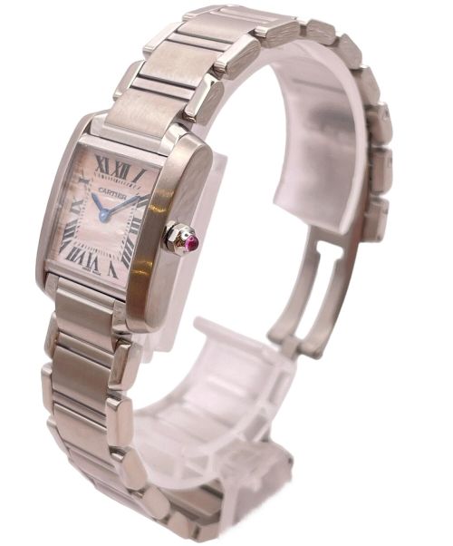 Cartier（カルティエ）Cartier (カルティエ) タンクフランセーズ ピンクシェル文字盤の古着・服飾アイテム