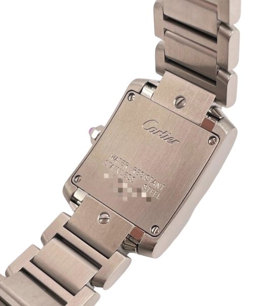 Cartier（カルティエ）Cartier (カルティエ) タンクフランセーズ ピンクシェル文字盤の古着・服飾アイテム