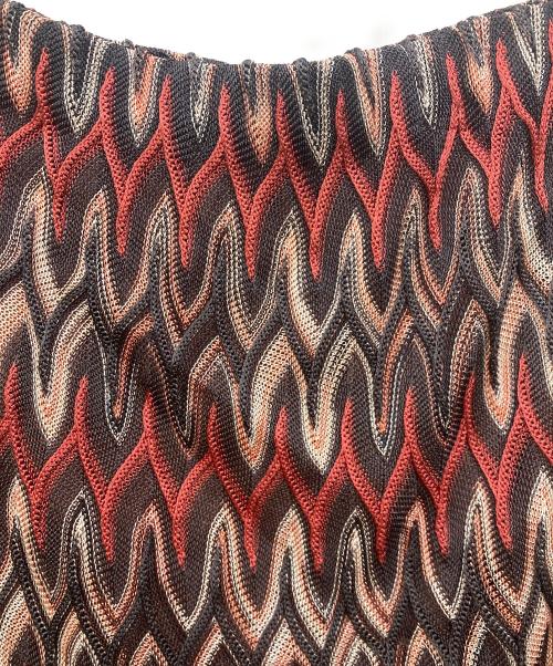 missoni（ミッソーニ）missoni (ミッソーニ) ニットスカート レッド サイズ:SIZE 48の古着・服飾アイテム