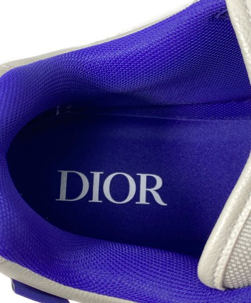 Dior（ディオール）Dior (ディオール) ローカットスニーカー グレー×パープル サイズ:43の古着・服飾アイテム