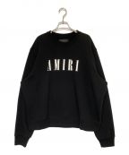 AMIRIアミリ）の古着「スウェット」｜ブラック×ホワイト