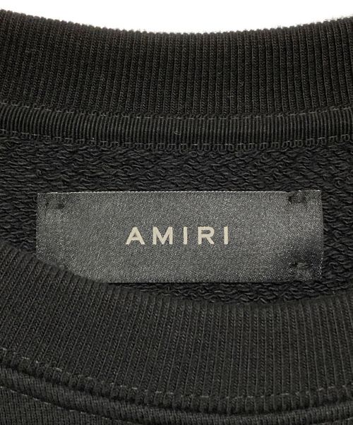 AMIRI（アミリ）AMIRI (アミリ) スウェット ブラック×ホワイト サイズ:XLの古着・服飾アイテム