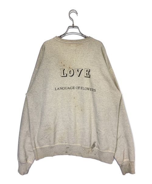SAINT MICHAEL（セントマイケル）SAINT MICHAEL (セントマイケル) SWEAT SHIRT グレー サイズ:XLの古着・服飾アイテム