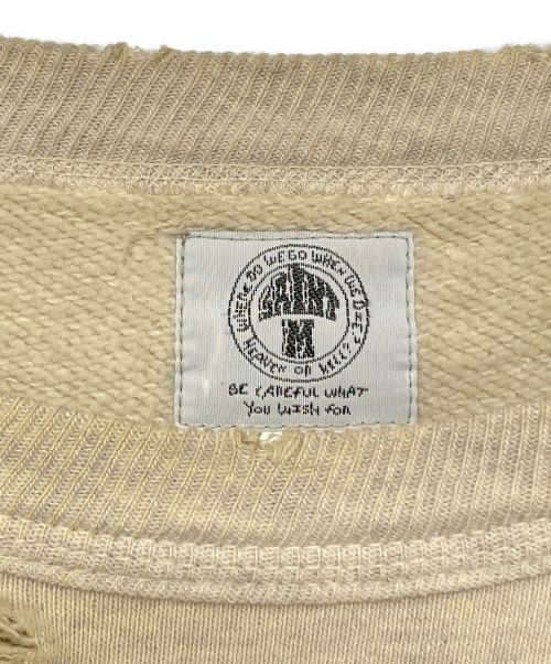 SAINT MICHAEL（セントマイケル）SAINT MICHAEL (セントマイケル) SWEAT SHIRT グレー サイズ:XLの古着・服飾アイテム