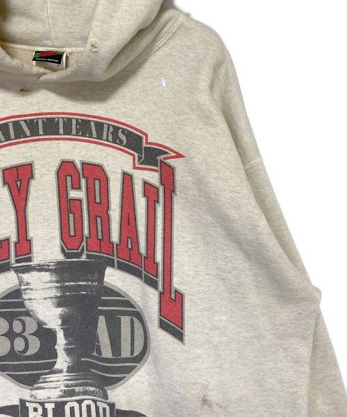 SAINT MICHAEL（セントマイケル）SAINT MICHAEL (セントマイケル) Denim Tears (デニムティアーズ) HOLY GRAIL HOODIE グレー サイズ:XLの古着・服飾アイテム