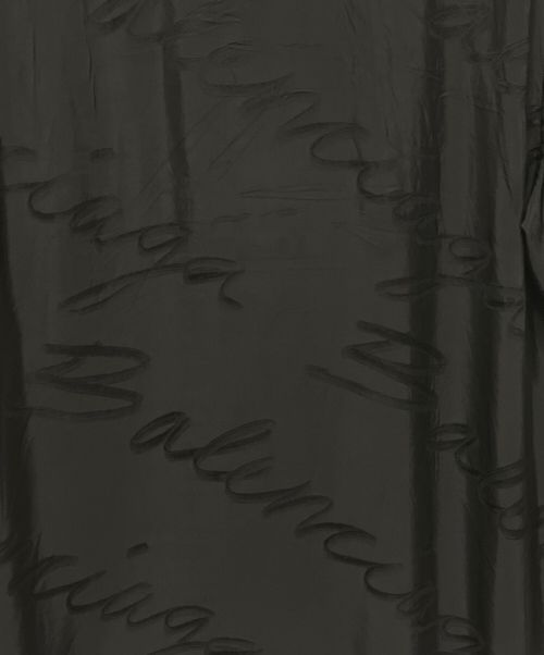 BALENCIAGA（バレンシアガ）BALENCIAGA (バレンシアガ) ロゴワイド半袖シャツ ブラック サイズ:38の古着・服飾アイテム