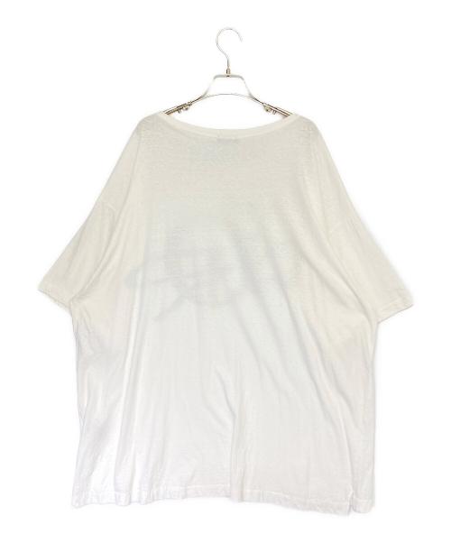 Christian Dior（クリスチャン ディオール）Christian Dior (クリスチャン ディオール) cactus jack (カクタス・ジャック) Oversized Tee ホワイト×ブラウン サイズ:X3Lの古着・服飾アイテム