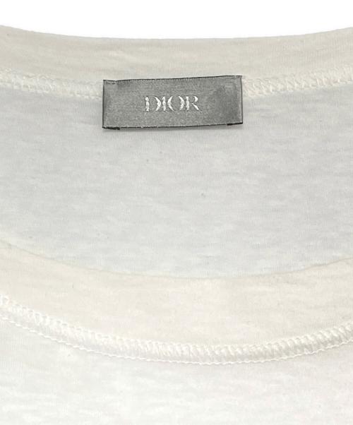 Christian Dior（クリスチャン ディオール）Christian Dior (クリスチャン ディオール) cactus jack (カクタス・ジャック) Oversized Tee ホワイト×ブラウン サイズ:X3Lの古着・服飾アイテム