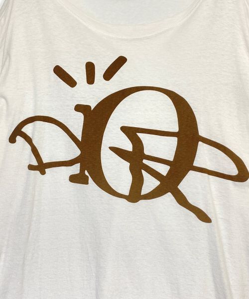 Christian Dior（クリスチャン ディオール）Christian Dior (クリスチャン ディオール) cactus jack (カクタス・ジャック) Oversized Tee ホワイト×ブラウン サイズ:X3Lの古着・服飾アイテム