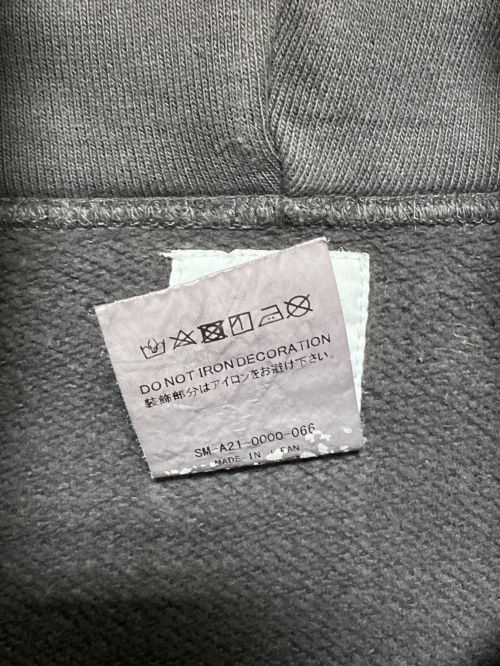 SAINT MICHAEL（セントマイケル）SAINT MICHAEL (セントマイケル) WIND AND SEA (ウィンダンシー) HOODIE グレー×ホワイト サイズ:XLの古着・服飾アイテム