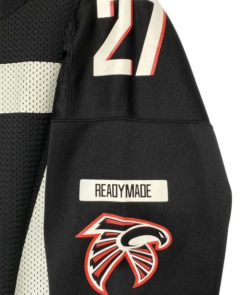 READYMADE（レディメイド）READYMADE (レディメイド) ゲームシャツ ブラック×ホワイト サイズ:ONE SIZEの古着・服飾アイテム
