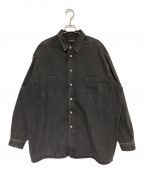 BALENCIAGAバレンシアガ）の古着「デニムシャツ」｜グレー