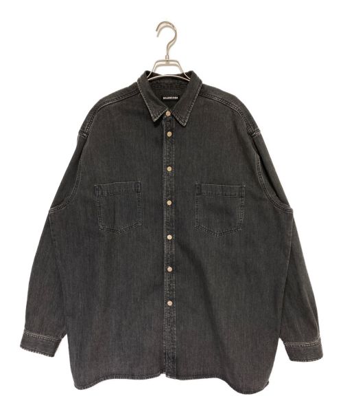 BALENCIAGA（バレンシアガ）BALENCIAGA (バレンシアガ) デニムシャツ グレー サイズ:Mの古着・服飾アイテム