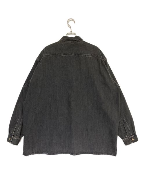 BALENCIAGA（バレンシアガ）BALENCIAGA (バレンシアガ) デニムシャツ グレー サイズ:Mの古着・服飾アイテム