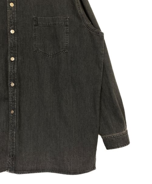 BALENCIAGA（バレンシアガ）BALENCIAGA (バレンシアガ) デニムシャツ グレー サイズ:Mの古着・服飾アイテム