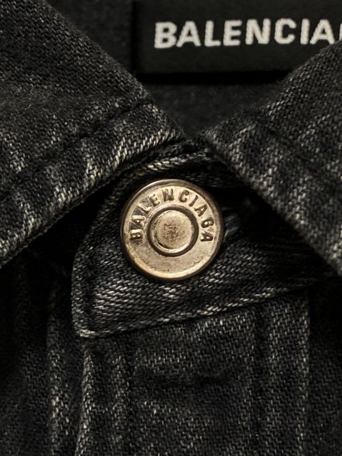 BALENCIAGA（バレンシアガ）BALENCIAGA (バレンシアガ) デニムシャツ グレー サイズ:Mの古着・服飾アイテム