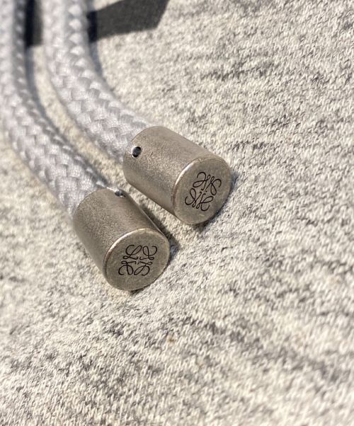 LOEWE（ロエベ）LOEWE (ロエベ) ロゴプリントスウェットパーカー グレー サイズ:XLの古着・服飾アイテム
