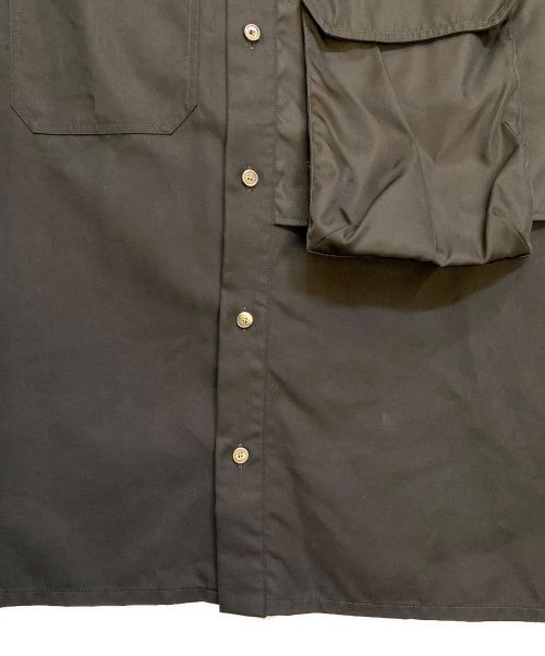 Dior（ディオール）Dior (ディオール) sacai (サカイ) ロゴ刺繍オーバーサイズシャツ ブラック サイズ:41の古着・服飾アイテム