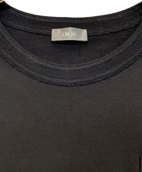 Dior（ディオール）Dior (ディオール) sacai (サカイ) 21AW ナイロンドッキングカットソー ブラック サイズ:XXLの古着・服飾アイテム