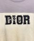 中古・古着 Dior (ディオール) kenny scharf(ケニー・シャーフ) ロゴスウェット パープル×ホワイト サイズ:L：50000円