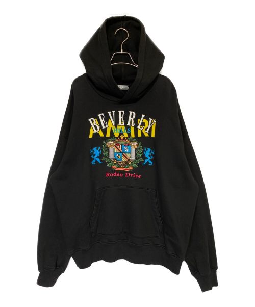 AMIRI（アミリ）AMIRI (アミリ) プルオーバーパーカー ブラック サイズ:Lの古着・服飾アイテム