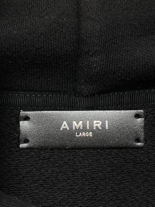 AMIRI（アミリ）AMIRI (アミリ) プルオーバーパーカー ブラック サイズ:Lの古着・服飾アイテム