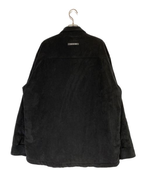 Fear Of God（フィア・オブ・ゴッド）Fear Of God (フィア・オブ・ゴッド) SUEDE SHIRT JACKET ブラック サイズ:Lの古着・服飾アイテム