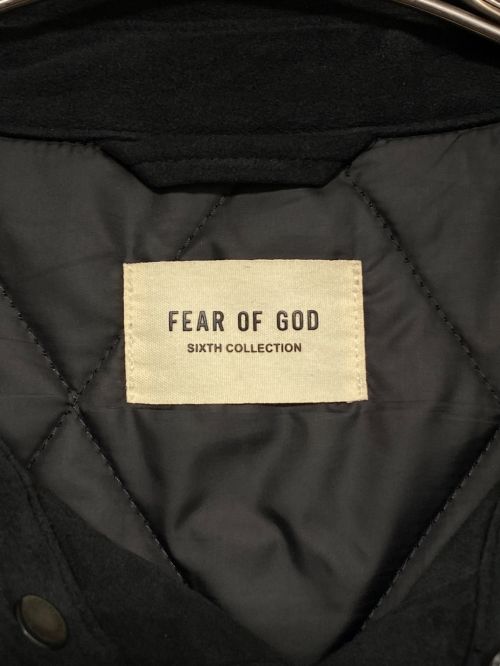 Fear Of God（フィア・オブ・ゴッド）Fear Of God (フィア・オブ・ゴッド) SUEDE SHIRT JACKET ブラック サイズ:Lの古着・服飾アイテム
