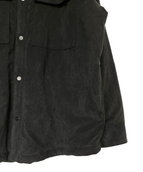 Fear Of God（フィア・オブ・ゴッド）Fear Of God (フィア・オブ・ゴッド) SUEDE SHIRT JACKET ブラック サイズ:Lの古着・服飾アイテム