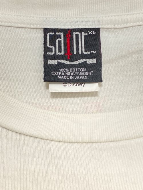 SAINT MICHAEL（セントマイケル）SAINT MICHAEL (セントマイケル) DISNEY (ディズニー) Tシャツ ホワイト サイズ:XLの古着・服飾アイテム