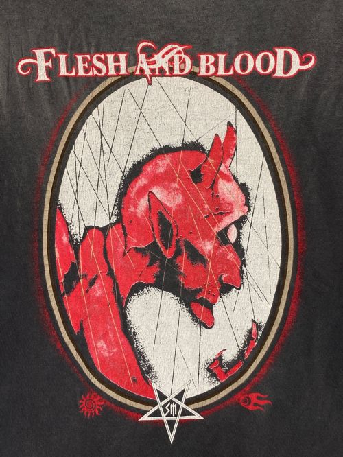 SAINT MICHAEL（セントマイケル）SAINT MICHAEL (セントマイケル) SS TEE DEVIL グレー サイズ:XLの古着・服飾アイテム